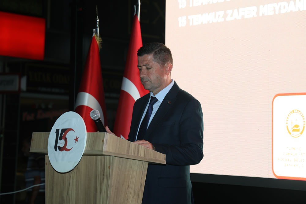 Belediye Başkanımız Turan Yüzücü'nün 15 Temmuz Mesajı